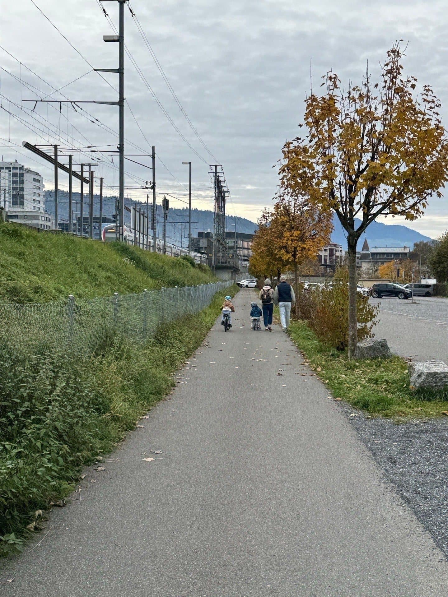 Familie und Zugersee